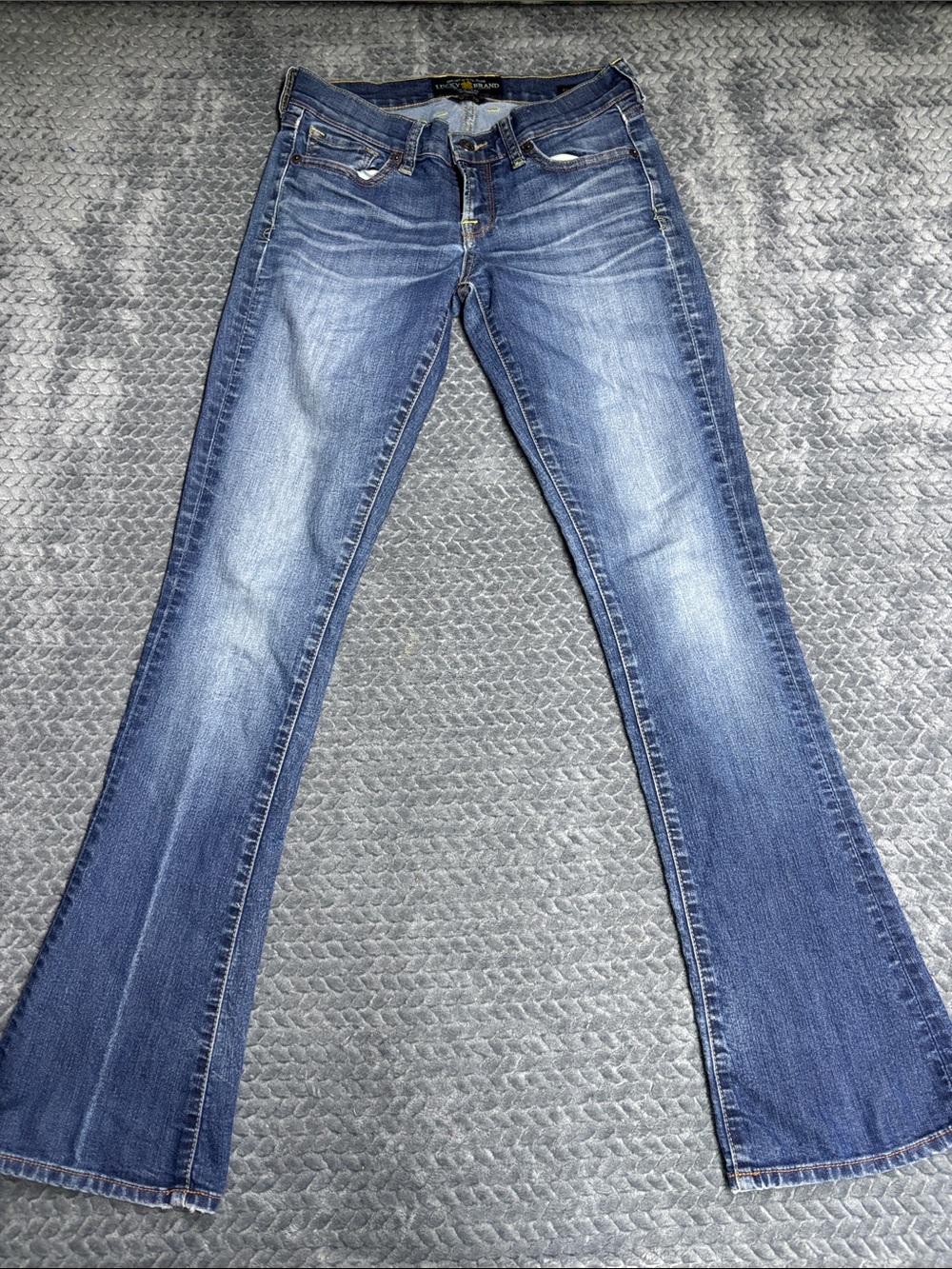 Lucky Brand Medium Wash Charlie Baby Boot Jeans